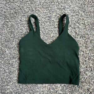 Green lululemon align tank